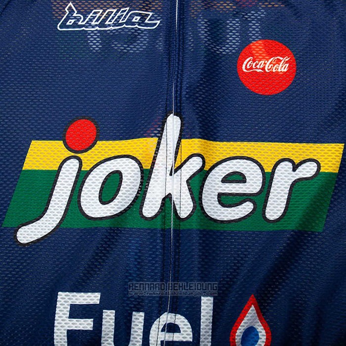 2020 Fahrradbekleidung Joker Fuel Blau Trikot Kurzarm und Tragerhose - zum Schließen ins Bild klicken